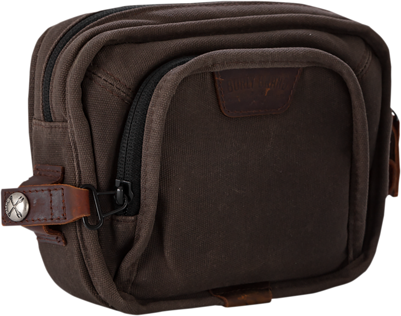 BURLY BRAND Handlebar Bag - Dark Oak B15-1012D - PartsOutlet.com.au