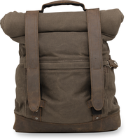 BURLY BRAND Roll Top Backpack - Dark Oak B15-1020D - PartsOutlet.com.au
