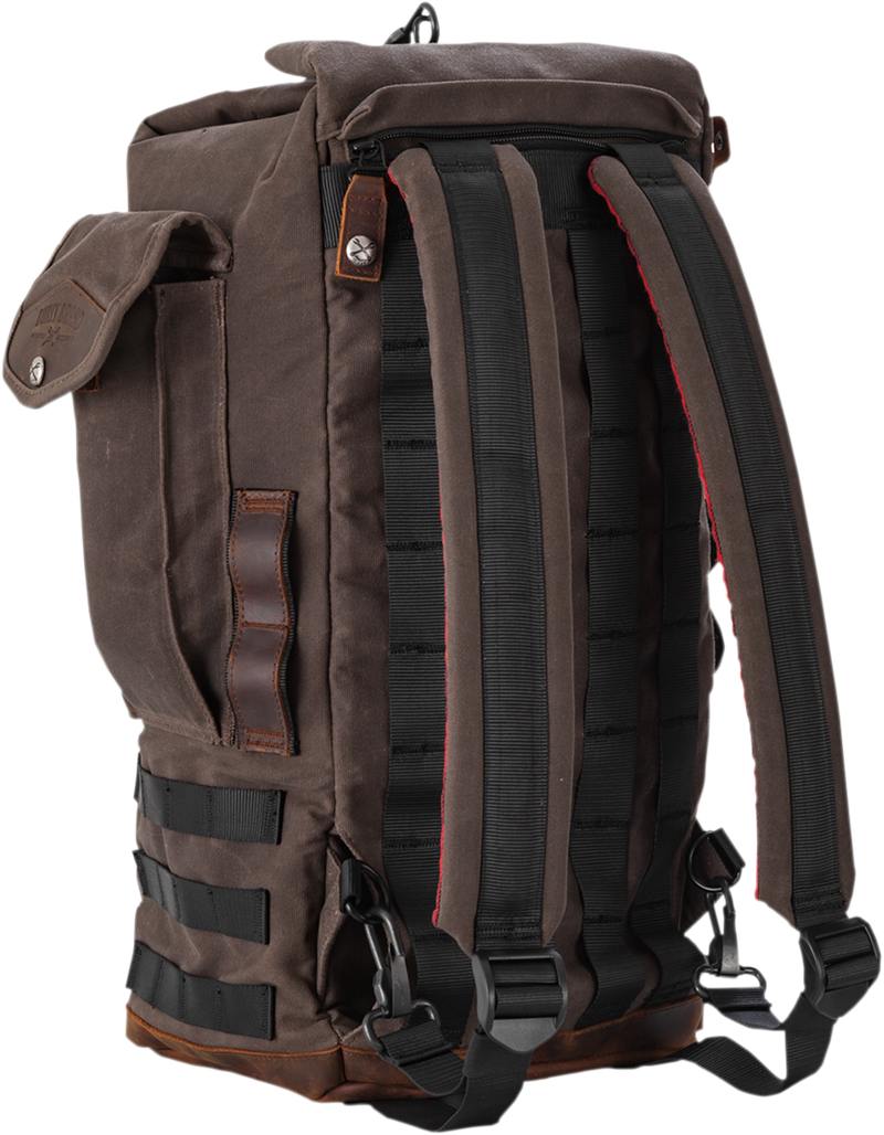 BURLY BRAND Sissy Bar Backpack - Dark Oak B15-1013D - PartsOutlet.com.au