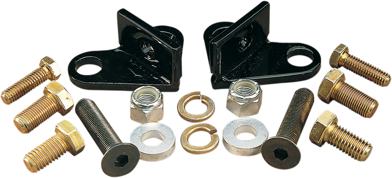 BURLY BRAND Rear Lowering Kit - Black - Lowers 1" - '85-'96 FLT - B28-275