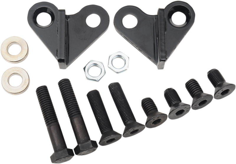 BURLY BRAND Rear Lowering Kit - Black - Lowers 1" - '97-'01 FLHT - B28-279