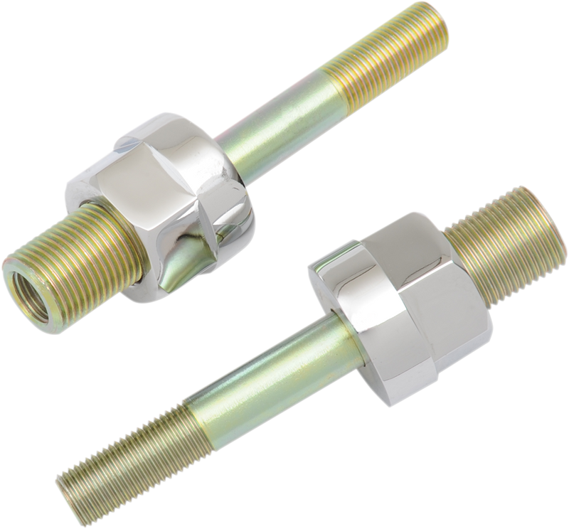 BURLY BRAND Adjustable Shock Lowering Kit - Chrome/Gold Anodized Finish - Lowers 0"- 1.25" - '00-'17 Softail - B28-257CH