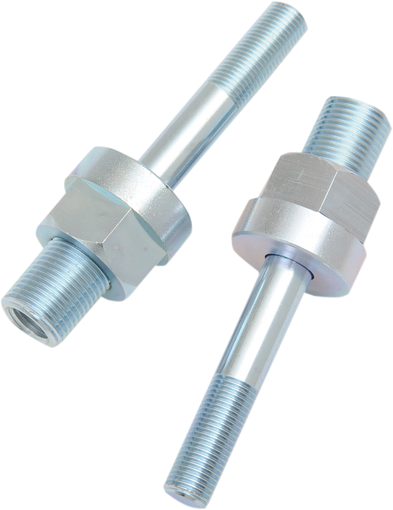 BURLY BRAND Adjustable Shock Lowering Kit - Silver Zinc Finish - Lowers 0"- 1.25" - '00-'17 Softail -  B28-257