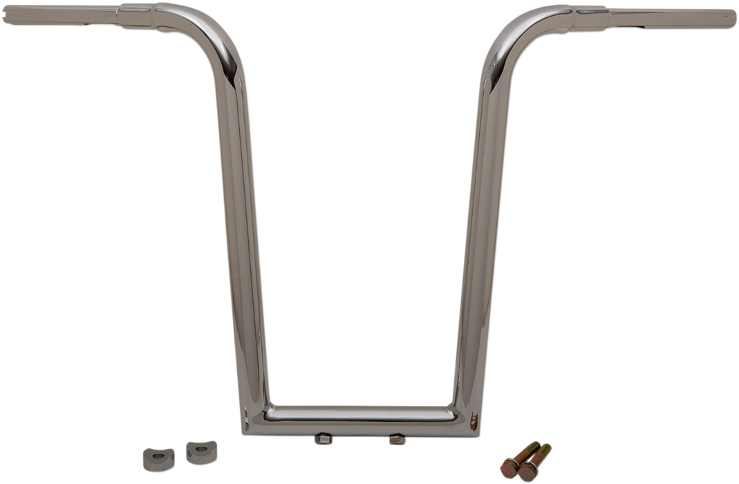 LA CHOPPERS 1 1/2" TREE HUGGER MITRE CUT APE HANGER BARS 19" CHROME HD - LA-7370-19