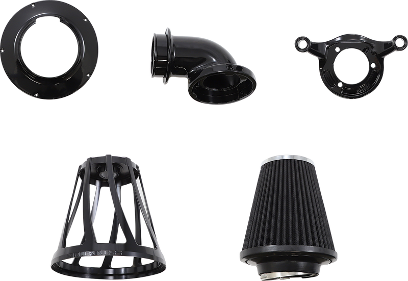 ARLEN NESS DRIFT® MONSTER SUCKER® AIR CLEANER, ALL BLACK - 00-17 TWIN CAM (Exc. FBW & 99-01 FI FLT) - 600-074 - PartsOutlet.com.au