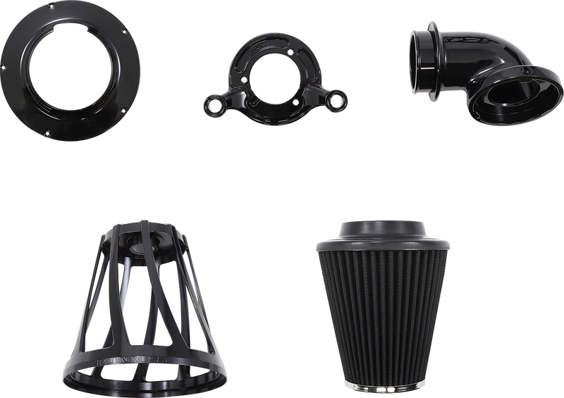 ARLEN NESS DRIFT® MONSTER SUCKER® AIR CLEANER, ALL BLACK - 91-up XL SPORTSTER - 600-075 - PartsOutlet.com.au