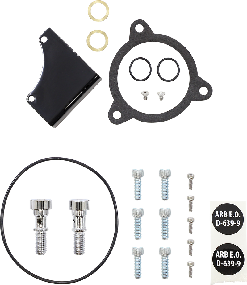 ARLEN NESS DRIFT® MONSTER SUCKER® AIR CLEANER, ALL BLACK - 08-16 FLT / 16-17 FLST & FXDLS (FBW) - 600-073 - PartsOutlet.com.au