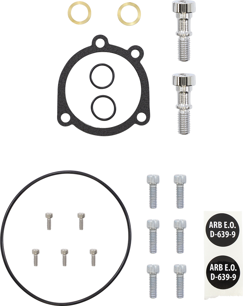ARLEN NESS DRIFT® MONSTER SUCKER® AIR CLEANER, ALL BLACK - 00-17 TWIN CAM (Exc. FBW & 99-01 FI FLT) - 600-074 - PartsOutlet.com.au