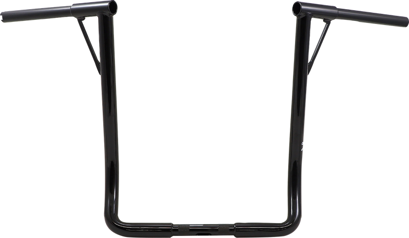 BURLY BRAND Handlebar - Louie B - 19" - Black - '86-'24 FL - B12-7006B