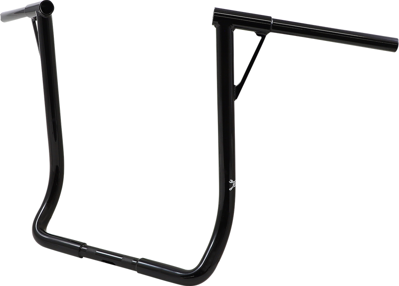 BURLY BRAND Handlebar - Louie B - 19" - Black - '86-'24 FL - B12-7006B
