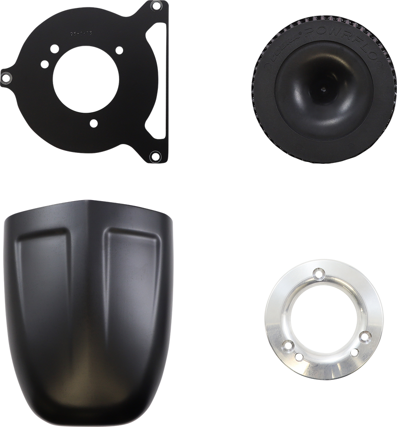COBRA PowrFlo Air Intake Kit - '18-'22 Softail - Black 606-0104B-SB - PartsOutlet.com.au