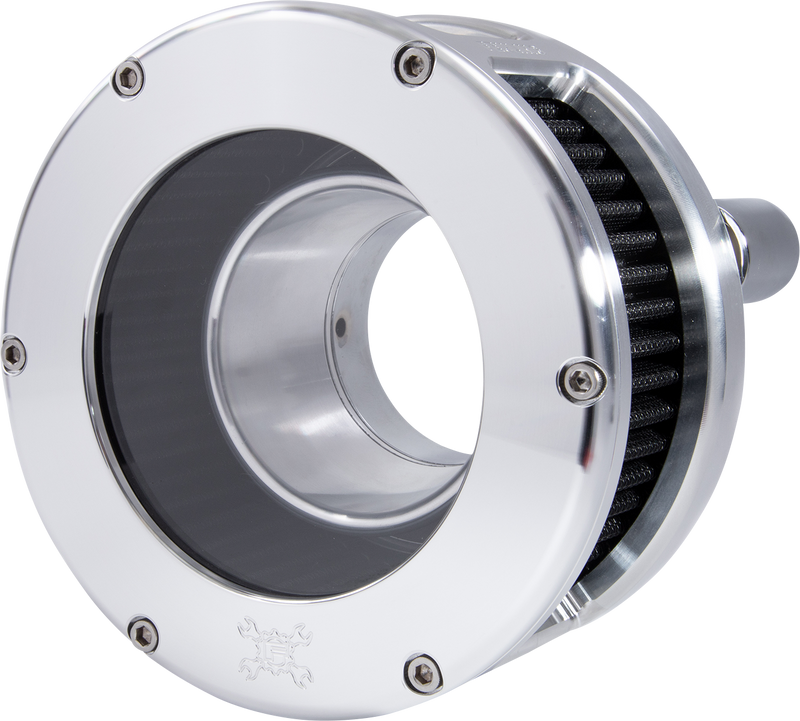 FEULING OIL PUMP CORP. Air Cleaner - BA Series - Raw - Clear Cover - Black - Harley-Davidson 2017-2022 - M8 5532 - PartsOutlet.com.au