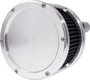 FEULING OIL PUMP CORP. Air Cleaner - BA Race Series - Raw - Solid Cover - Black - Harley-Davidson 2017-2022 - M8 5521 - PartsOutlet.com.au