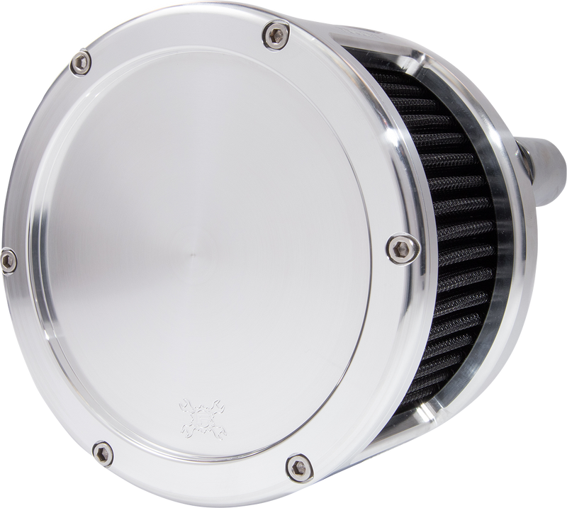 FEULING OIL PUMP CORP. Air Cleaner - BA Race Series - Raw - Solid Cover - Black - Harley-Davidson 2017-2022 - M8 5521 - PartsOutlet.com.au