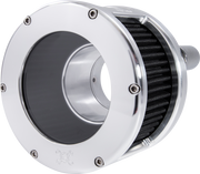 FEULING OIL PUMP CORP. Air Cleaner - BA Race Series - Raw - Clear Cover - Black - Harley-Davidson 2017-2022 - M8 5522 - PartsOutlet.com.au
