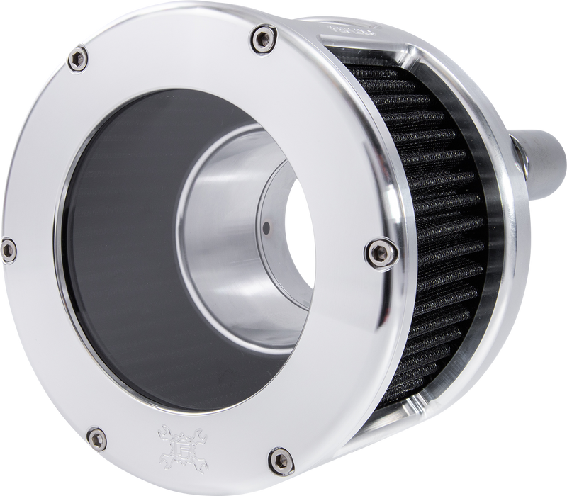 FEULING OIL PUMP CORP. Air Cleaner - BA Race Series - Raw - Clear Cover - Black - Harley-Davidson 2017-2022 - M8 5522 - PartsOutlet.com.au
