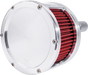 FEULING OIL PUMP CORP. Air Cleaner - BA Race Series - Raw - Solid Cover - Red - Harley-Davidson 2017-2022 - M8 5421 - PartsOutlet.com.au