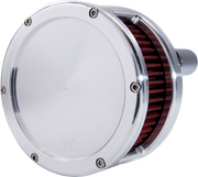FEULING OIL PUMP CORP. Air Cleaner - BA Series - Raw - Solid Cover - Red - Harley-Davidson 2017-2022 - M8 5431 - PartsOutlet.com.au