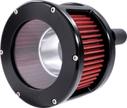 FEULING OIL PUMP CORP. Air Cleaner - BA Race Series - Black - Clear Cover - Red - Harley-Davidson 2017-2022 - M8 5424 - PartsOutlet.com.au