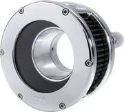 FEULING OIL PUMP CORP. Air Cleaner - BA Series - Chrome - Clear Cover - Black - Harley-Davidson 2017-2022 - M8 5538 - PartsOutlet.com.au