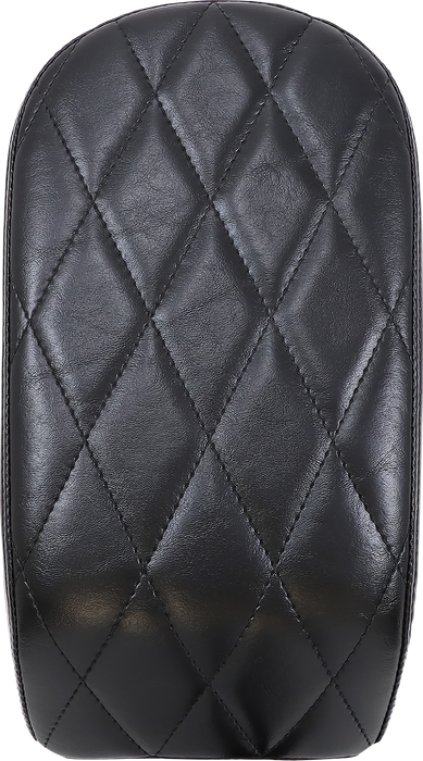 LE PERA Bare Bones Pillion Pad - Diamond - Black - FLSL LY-007PDM