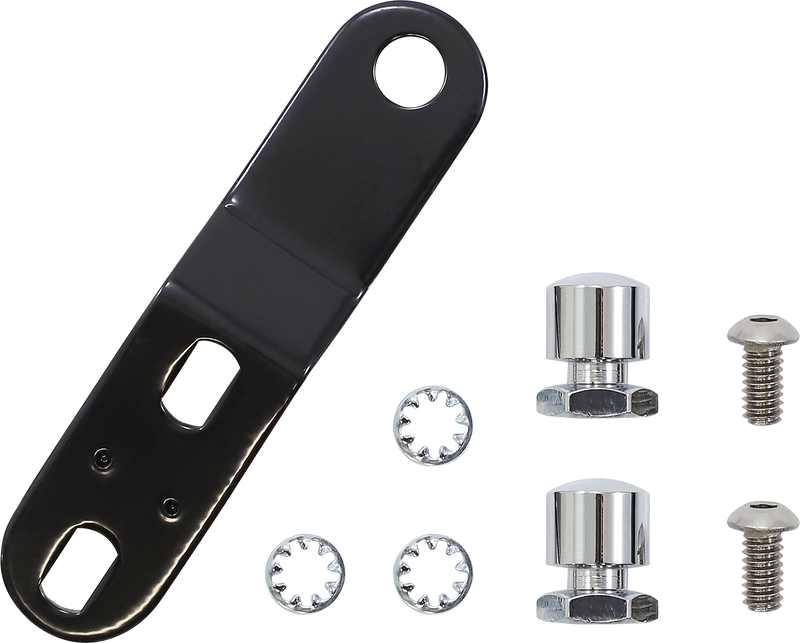 LE PERA Bare Bones Pillion Pad - Diamond - Black - FLSL LY-007PDM - PartsOutlet.com.au