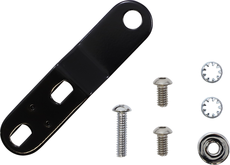 LE PERA Bare Bones Pillion Pad - Smooth - Black - FXLR LYR-007P - PartsOutlet.com.au