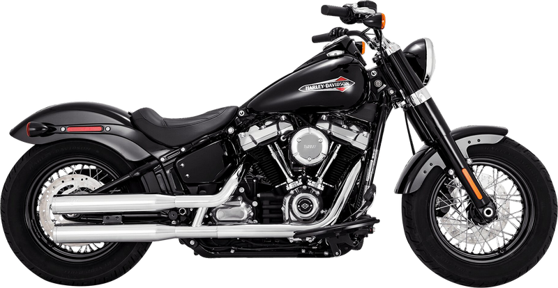 VANCE & HINES Eliminator 300 Slip-On Mufflers - Chrome - '18-'21 Softail - 16316 - PartsOutlet.com.au