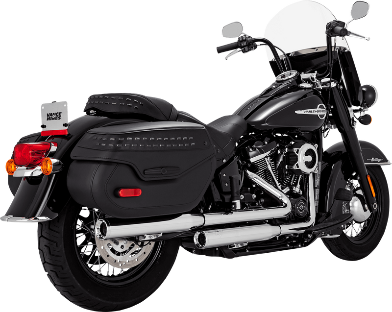 VANCE & HINES Eliminator 300 Slip-On Mufflers - Chrome - '18-'21 Softail - 16316 - PartsOutlet.com.au