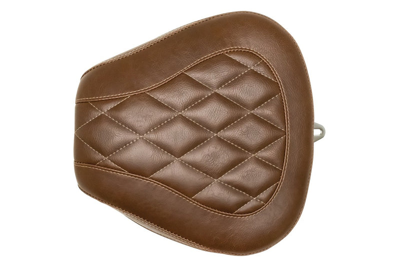 MUSTANG Wide Tripper Rear Seat - Brown - Harley-Davidson FL 2008+ Diamond 76723 - PartsOutlet.com.au