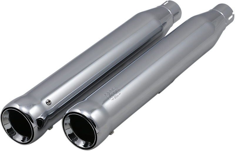 COBRA Neighbor Hater Mufflers - '07-'17 Softail - Chrome 6041 - PartsOutlet.com.au