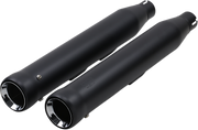 COBRA Neighbor Hater Mufflers - '07-'17 Softail - Black 6041B - PartsOutlet.com.au