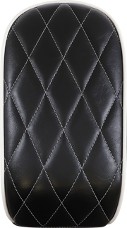 LE PERA Bare Bones Pillion Pad - White Diamond - Black - FL/FX '18-'23 LY-007PDMWTP - PartsOutlet.com.au