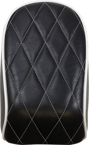LE PERA Bare Bones Pillion Pad - White Diamond - Black - FL/FX '18-'23 LYR-007PDMWTP - PartsOutlet.com.au