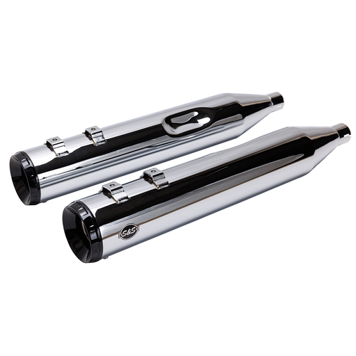 S&S CYCLE GNX chrome slip-on for 1995-2016 Twin Cam Touring 550-1079 - PartsOutlet.com.au