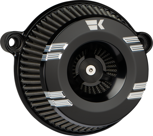 KHROME WERKS Instigator Air Cleaner - Klassic - Black - Twin Cam 250200 - PartsOutlet.com.au