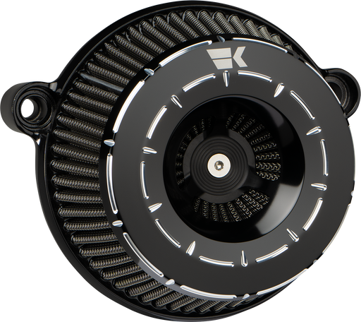 KHROME WERKS Instigator Air Cleaner - Tracer - Black - Twin Cam 250210 - PartsOutlet.com.au