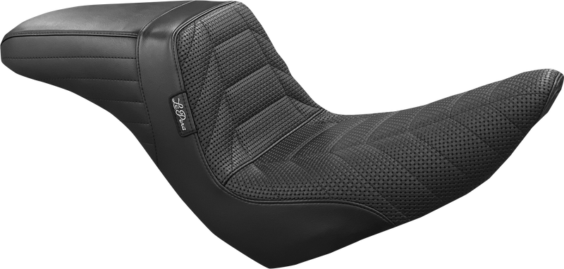 LE PERA KickFlip Dual Seat With Track Pleat Seating. Fits Sport Glide & Low Rider 2018up & Low Rider S 2020up - LYR-590TRKPT - PartsOutlet.com.au