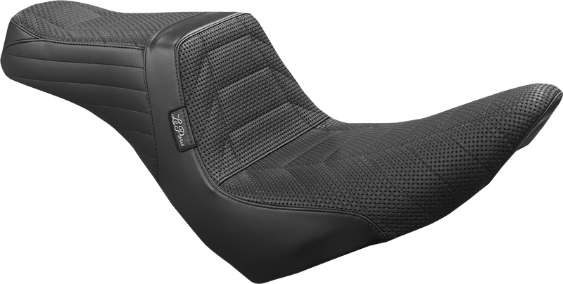 LE PERA TailWhip Dual Seat With Track Pleated Seating. Fits Sport Glide & Low Rider 2018up & Low Rider S 2020up - LYR-580TRKPT - PartsOutlet.com.au