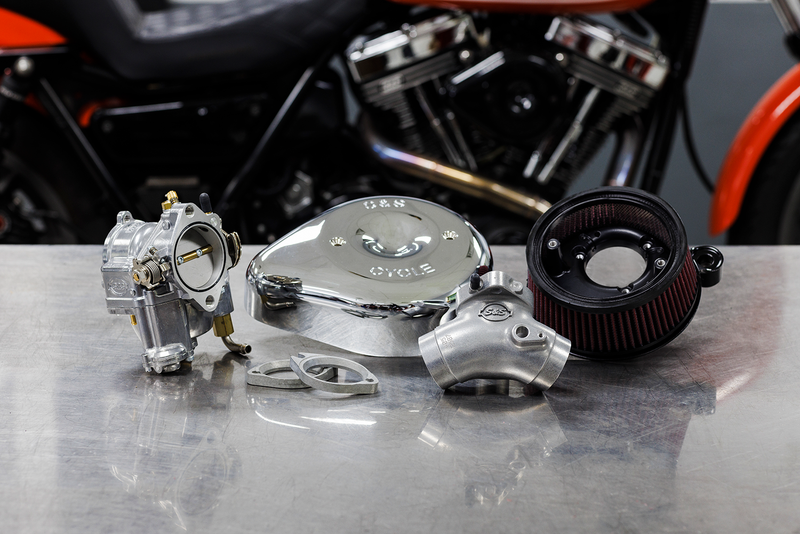 S&S CYCLE Super E Carburetor and Stealth Air Cleaner Kit, with Chrome Teardrop for 1984-1999 Big Twins 110-0145 - PartsOutlet.com.au