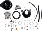 S&S CYCLE Super G Carburetor and Stealth Air Cleaner Kit, with Black Teardrop for 1984-1999 Big Twins 110-0148 - PartsOutlet.com.au