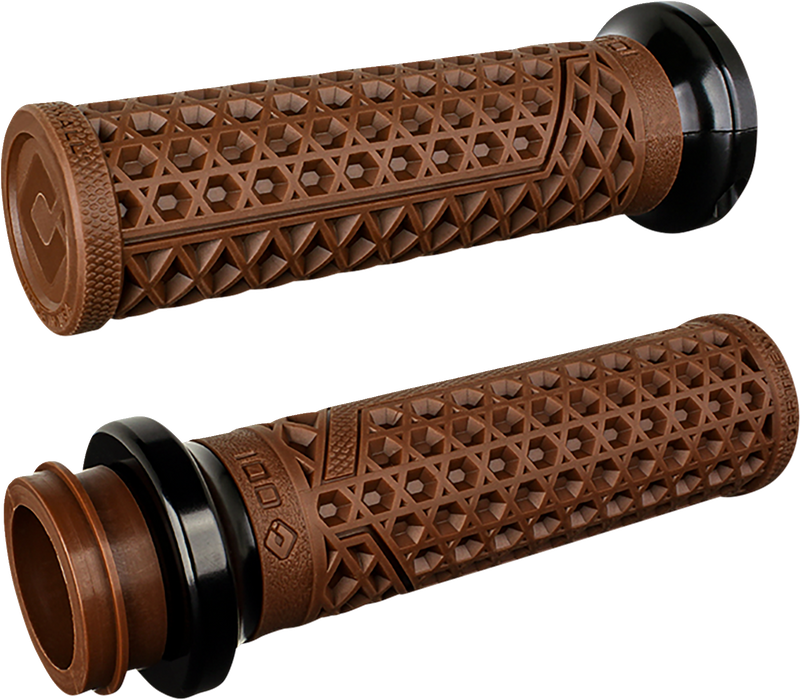 ODI Grips - Vans - Harley Davidson TBW - Brown/Black - 2008-2022 - V31VHTWN-MB - PartsOutlet.com.au