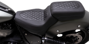 MUSTANG Squareback Seat - Solo - Black - Diamond Stitch - Indian Chief '22-'23 - 88201 - PartsOutlet.com.au
