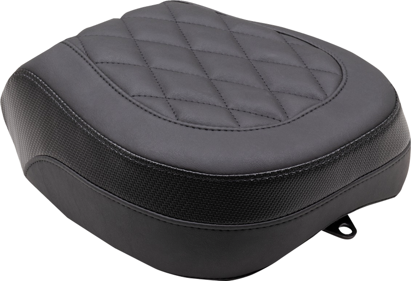 MUSTANG Recessed Passenger Seat - Black - Diamond Stitch - Chief '22-'23 - 89741 - PartsOutlet.com.au
