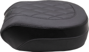 MUSTANG Recessed Passenger Seat - Black - Diamond Stitch - Chief '22-'23 - 89741 - PartsOutlet.com.au