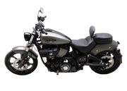 MUSTANG Solo Touring Seat - w/ Driver Backrest - Diamond Stitch - Indian Chief '22-'23 - 89740 - PartsOutlet.com.au