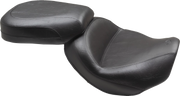 MUSTANG Wide Touring Solo Seat - Black - Plain - without Driver Backrest - C90T '15-'19 - 85204 - PartsOutlet.com.au