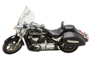 MUSTANG Wide Touring Solo Seat - Black - Plain - with Driver Backrest - C90T '15-'19 - 89206 - PartsOutlet.com.au