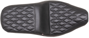 MUSTANG Squareback Seat - Black - Double Diamond - Honda Rebel CMX 300/500 '17-'24 - 84003 - PartsOutlet.com.au