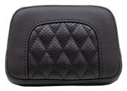 MUSTANG Squareback Sissy Bar Pad - Black - Diamond Stitch - Indian Chief '22-'23 - 88206 - PartsOutlet.com.au
